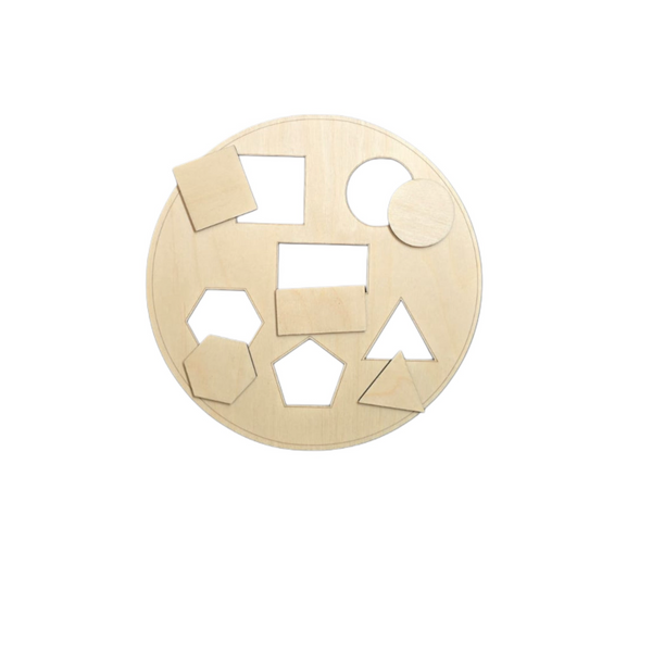 لوح خشبي - الأشكال الهندسية