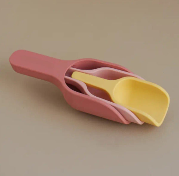 مجموعة ملاعق السيليكون الحسية