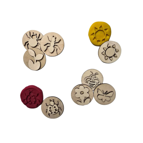 طوابع الحشرات خشبية