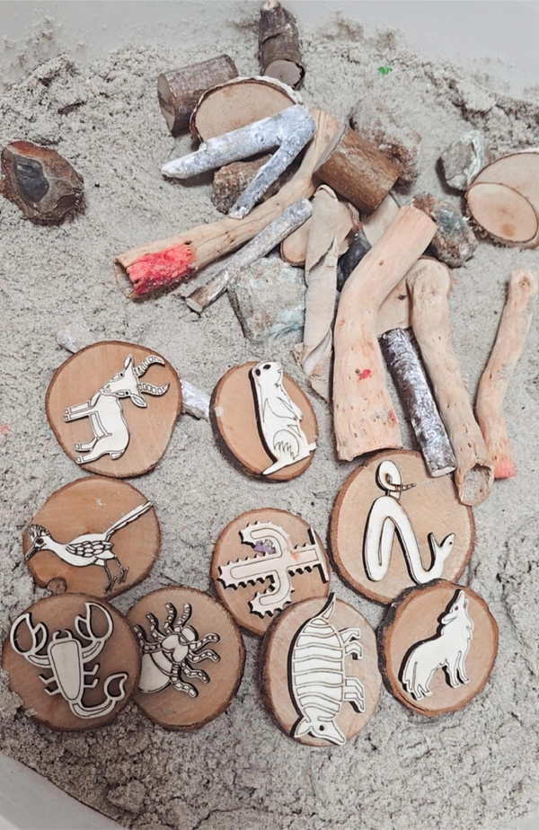 طوابع الصحراء الخشبية