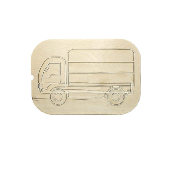 لوح الشاحنة الخشبي