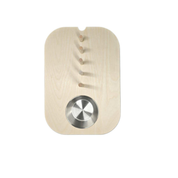 لوح الحلقات الخشبي