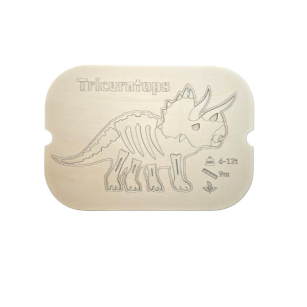 لوح بازل الديناصور الخشبي
