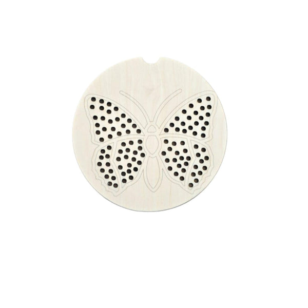 لوح خشبي – تزيين جناحي الفراشة