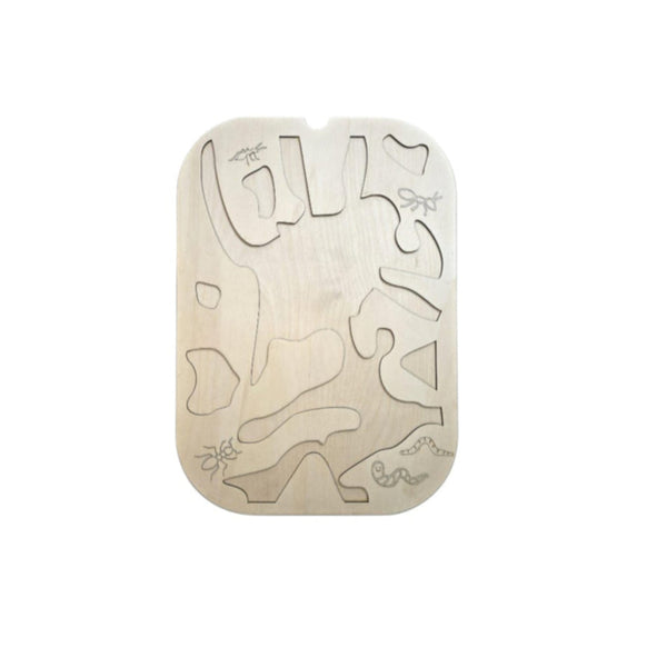 لوح خشبي – أنفاق ومسارات النمل