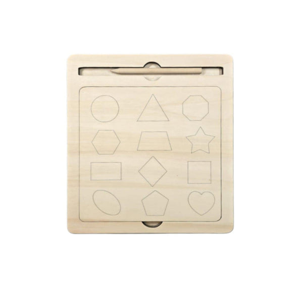 لوح الكتابة والتتبع – الحروف، الأرقام، والأشكال الهندسية