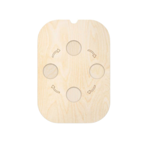 لعبة تعلم دورة حياة الحيوانات من LITTLE ARTIST مع لغز خشبي يحتوي على فتحات دائرية