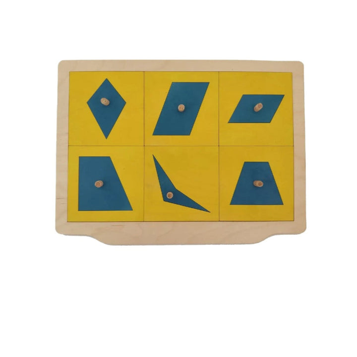 لوحة الألغاز الخشبية من LITTLE ARTIST تحتوي على أشكال هندسية ملونة لمجموعات الأنشطة للأطفال.
