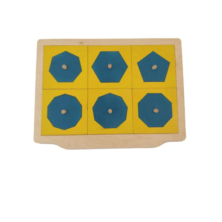 لعبة الألغاز الخشبية من Little Artist لترتيب الأشكال مع أشكال ملونة لمجموعات الأنشطة الجذابة للأطفال.
