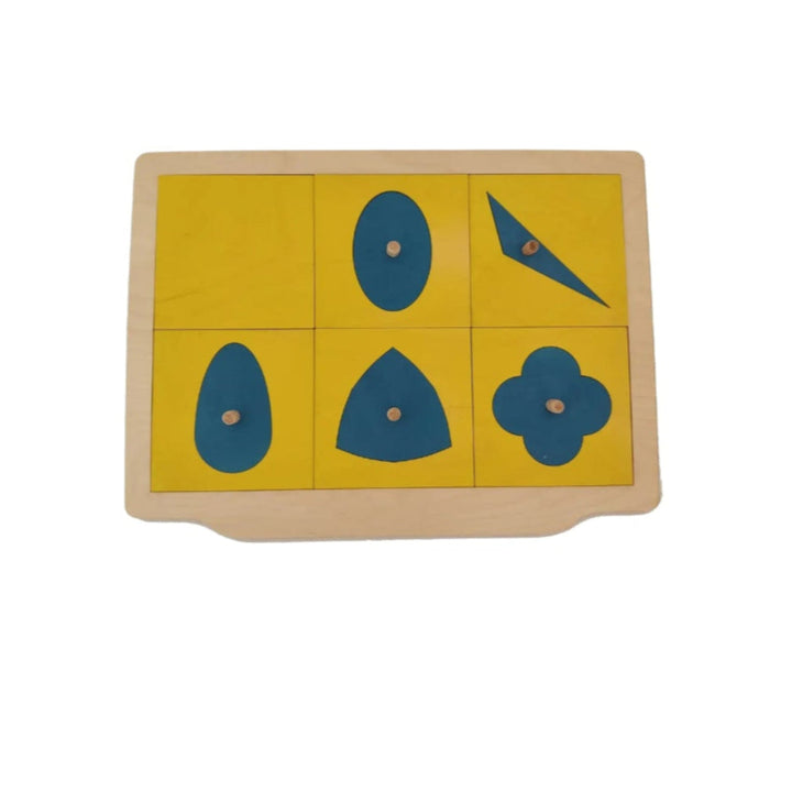 لعبة الألغاز الخشبية من LITTLE ARTIST تحتوي على أشكال ملونة لمجموعات الأنشطة للأطفال.