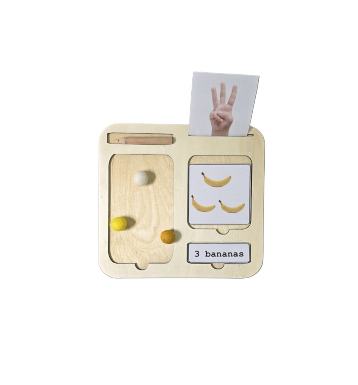 مجموعة الأنشطة التعليمية الخشبية من Little Artist لتطوير مهارات الأطفال مع ميزات عد تفاعلية.