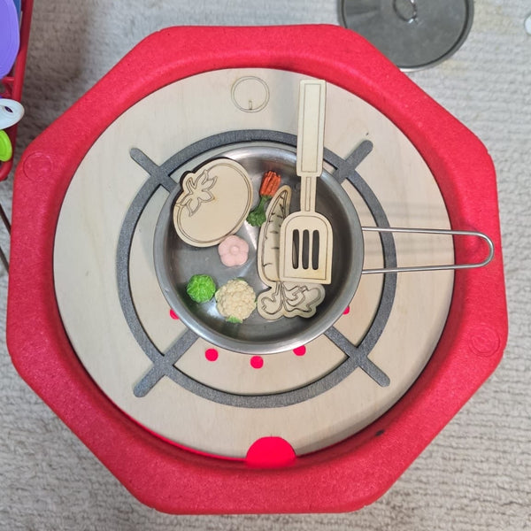 لوح الطهي الخشبي