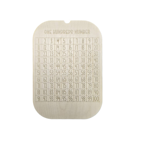 لوحة عد للأطفال من LITTLE ARTIST لتعلم الأرقام من 1 إلى 100 مع نقوش واضحة
