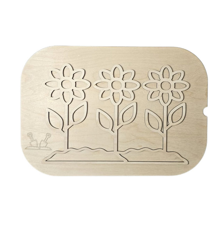 
ألعاب مونتيسوري التعليمية من LITTLE ARTIST، لوحة تتبع الزهور لتعلم الأطفال الإبداعي