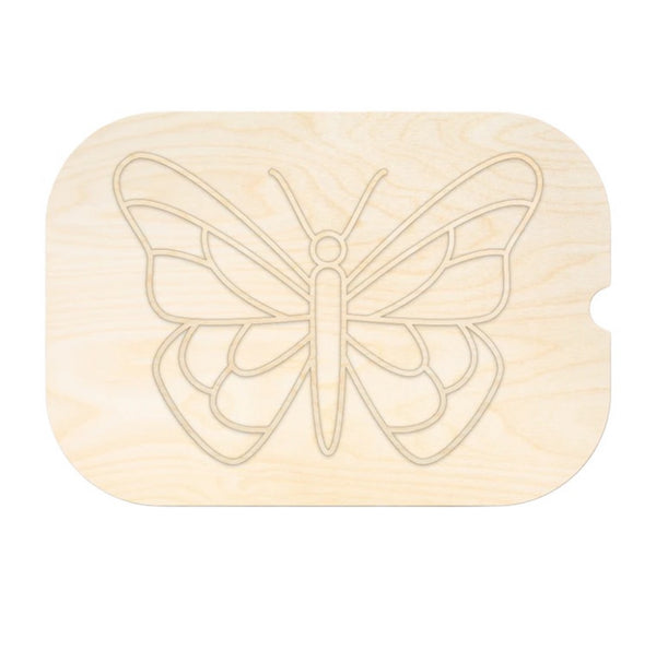 لعبة مونتيسوري خشبية بتصميم فراشة للعب الإبداعي والتعلم