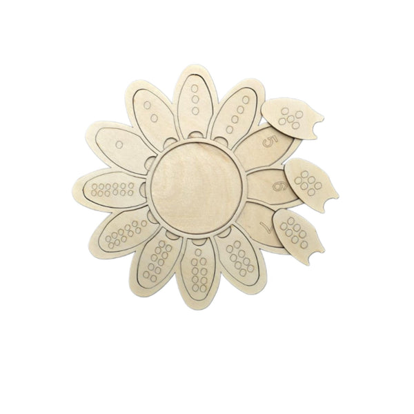 زهرة الأرقام - لعبة تعليمية للأطفال لتعلم الأرقام